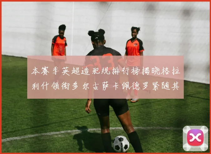 本赛季英超造犯规排行榜揭晓格拉利什领衔多尔古萨卡佩德罗紧随其后